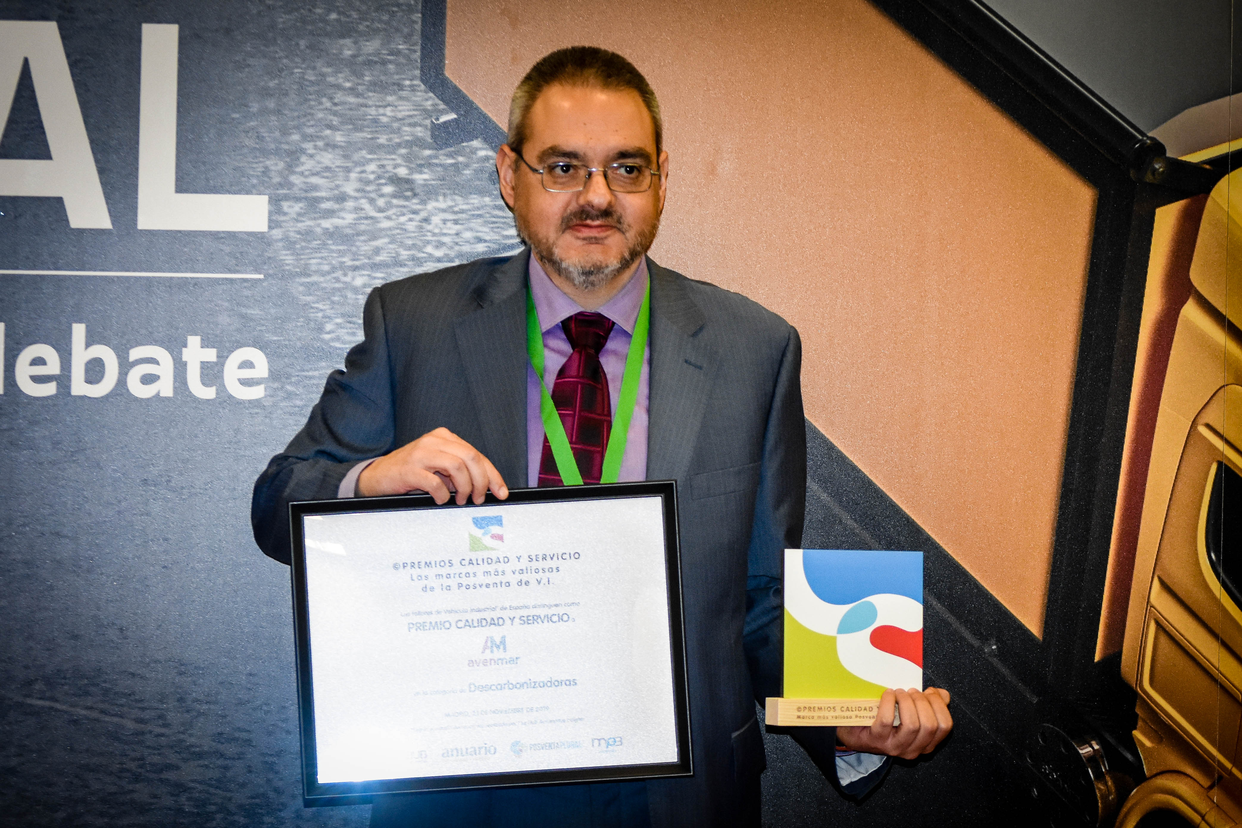 Premio Calidad y Servicio Avenmar Descarbonizadoras 2019